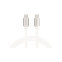 USB kaabel Swissten USB-C - USB-C, 1.2m, hõbe