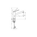 Sink mixer Hansgrohe Zesis M33, 74805000, chrome