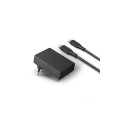 UNIQ Votre Slim laadija USB-C PD 18W MFI + USB-C-Lightning kaabel süsimust
