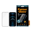 PanzerGlass E2E Super+ iPhone 12 Pro MaxCase Friendly antibakteriaalne mikropragu must/must 2712