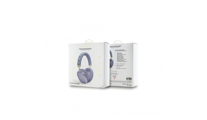 Guess Bluetooth juhtmevabad kõrvaklapid GUBHK1GCTCSU lilla Gcube metallik Script Logo