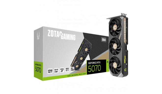 Zotac GeForce RTX 5070 solid 12GB GDDR7 DLSS4 graafikakaart (ZT-B50700D-10P)