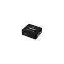 AV adapter Gembird HDMI - D-Sub (VGA) + 3,5 mm jack must (DSC-HDMI-VGA-001)