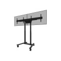 Neomounts põrandastend | ADM-875BL2 kahe ekraani adapter | reguleeritava kõrgusega | 42-65" | maksim