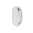 Genesis Zircon 660 PRO juhtmevaba/juhtmega mängurihiir 2.4 GHz, Bluetooth, USB valge