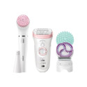 Braun Silk-épil Beauty Set 9 9/985 BS epilaator märg ja kuiv valge/roosa