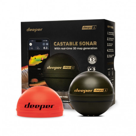 Deeper Smart Sonar Chirp+3 sonar Wi-Fi pruun roheline