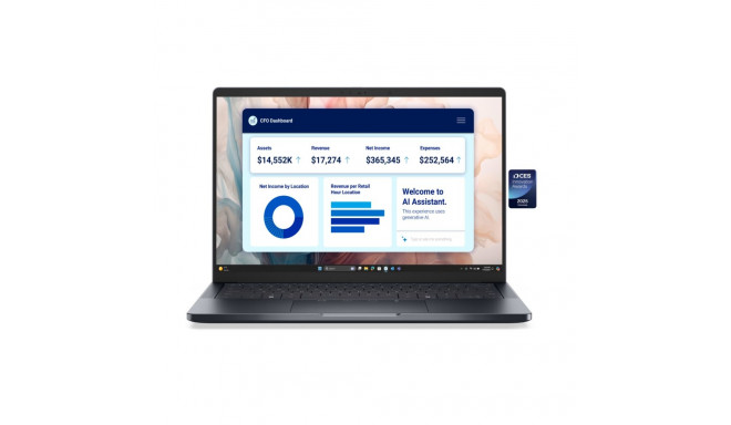 Dell Pro Premium 14 PA14250 | 14" | FHD+ | matt | Intel Core Ultra 7 | 266V | 16 GB | LPDDR5x | pool