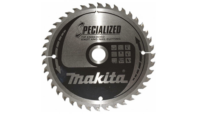 MAKITA CIRCULAR SAW 165x20x40z SPECIALIZED WOOD (WITH NAILS AND KNOTS)
