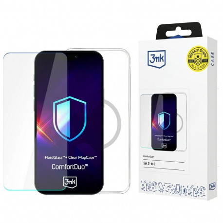 3MK ComfortDuo Clear MagCase set for Samsung Galaxy S25+