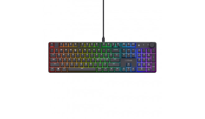 Trust GXT 866 TORIX klaviatuur gaming USB QWERTY US International must