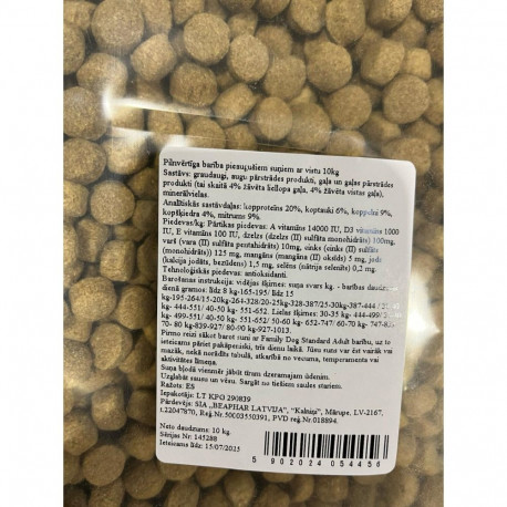 Complete food for adult dogs with beef and chicken 10 kg