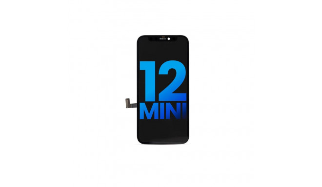 INCELL ekraan Apple iPhone 12 Mini must (täisteenus varuosa)