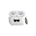 Karl Lagerfeld Choupette silikoonümbris AirPods Pro jaoks valge