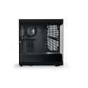 Hyte Y40 must aknaga ATX korpus