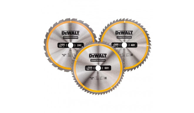 DEWALT ketassaagide komplekt 3 tk /305mm
