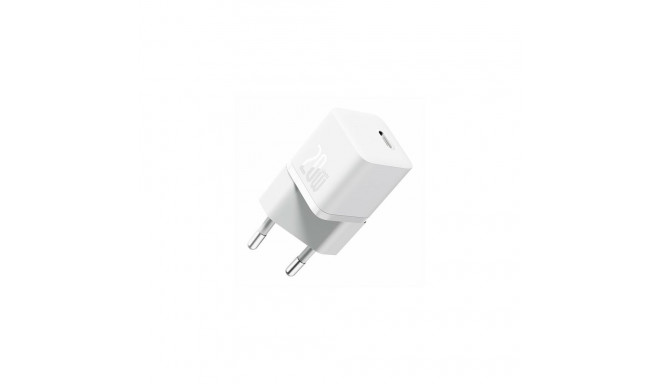 Baseus Charger Mini wall charger GaN5 20W (white)