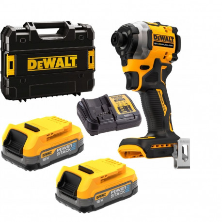 DEWALT.IMPACT DRIVER.18V DCF860E2T 208Nm 2x1.7Ah POWERSTACK TSTAK