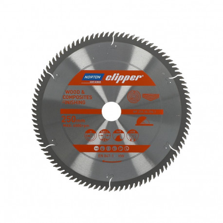 NORTON ketassaag 250mm x 30mm x 96z puit ja komposiidid ATB (3.2 / 2.2)
