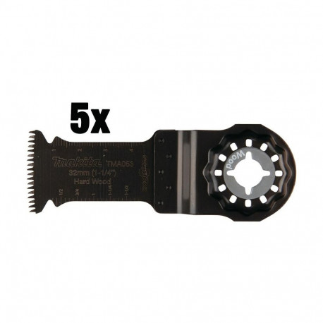 MAKITA MT PLUSTER CUTTING SAW BLADE BIM 32mm x 50mm / 5 pcs. FOR HARDWOOD