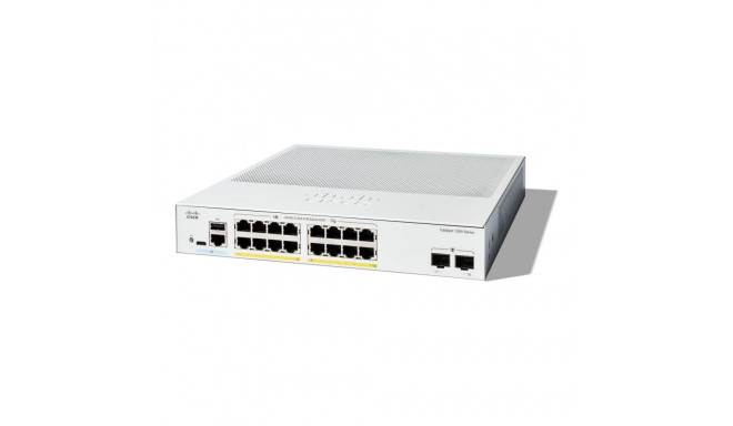 CISCO Catalyst 1300 16-porti GE täis PoE 2x1G SFP