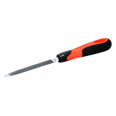 Triangular saw sharpening file 5" 125mm second cut with handle