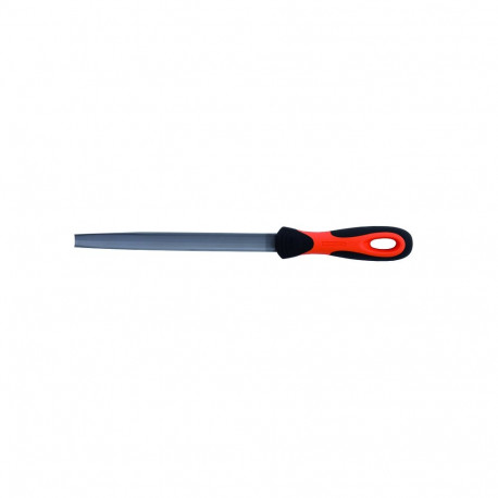 Half-round file 8" 200mm bastard cut with handle