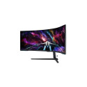 LCD Monitor|SAMSUNG|57"|Gaming/Curved|Swivel|Height adjustable|Tilt|Matte|Panel VA|7680x2160|32:9|24