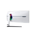 LCD Monitor|SAMSUNG|57"|Gaming/Curved|Swivel|Height adjustable|Tilt|Matte|Panel VA|7680x2160|32:9|24