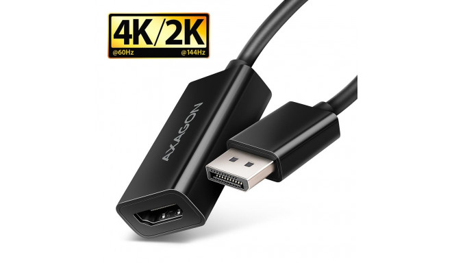 I/O ADAPTER DP TO HDMI/0.15M RVD-HI20N AXAGON