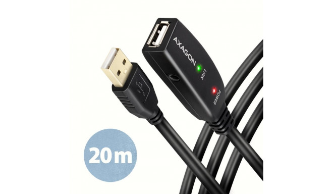 CABLE USB2.0 A-M/A-F ACTIVE/20M ADR-220 AXAGON