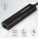 I/O HUB USB-C 4PORT GLAN/0.2M HMC-GL3A AXAGON