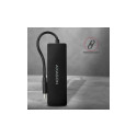 I/O HUB USB-C 4PORT SLIM/0.14M HUE-G1C AXAGON