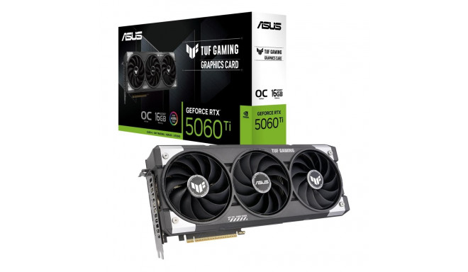Graphics Card|ASUS|NVIDIA GeForce RTX 5060 Ti|16 GB|GDDR7|128 bit|PCIE 5.0 16x|Triple slot Fansink|1