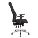 Töötool SMART EXTRA 60x63,5-70xH114-123cm, must