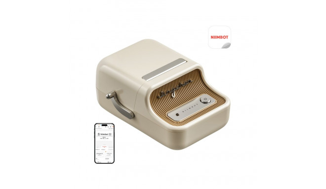 Niimbot B21 Pro Portable Label Printer (cream)