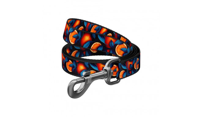 Nylon dog leash, pattern ''Oranges'' length 122 cm Waudog