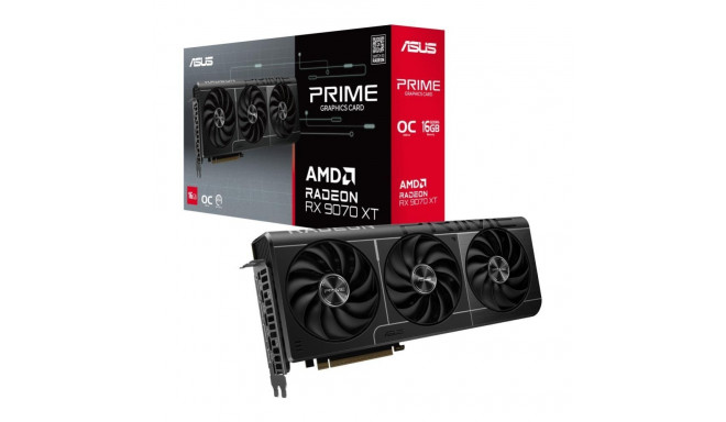 Asus Graphics Card||AMD Radeon RX 9070 XT|16 GB|GDDR6|256 bit|PCIE 5.0 16x|Triple slot Fansink|1xHDM