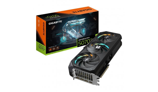 Gigabyte Graphics Card||NVIDIA GeForce RTX 5070 Ti|16 GB|GDDR7|256 bit|PCIE 5.0 16x|1xHDMI|3xDisplay