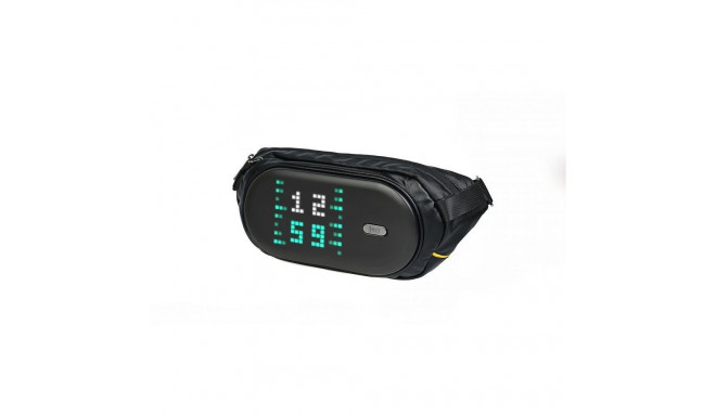 Divoom Pixoo sling bag C Premium Weather proof with Led Pixel Art Display&App Control Black