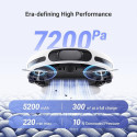 EZVIZ RS20 Pro nutikas 7200Pa tolmuimeja ja mopiga AI-kaamera ja isepuhastuv jaam Valge
