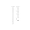Connect T-Buckle Silikoon Loop Rihm 22mm (M/L 130mm) Valge