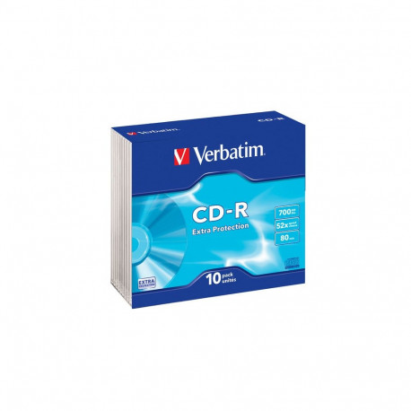 Verbatim CD-R/10/Slim 700MB 48x Extra Protection 43415