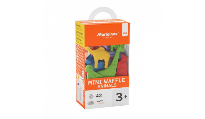 Blocks Mini Waffle - Animals 42 pieces