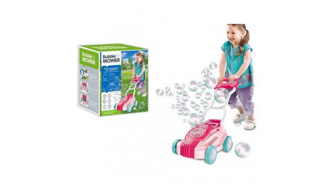 Bubbles power mower b/o pink