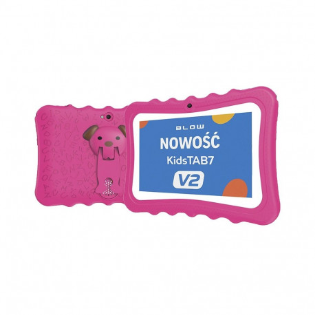 KidsTAB7 V2 tahvelarvuti 4/32GB roosa ümbris 2MP kaamera