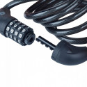 Bicycle cable lock with combination lock