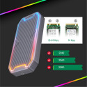 Enclosure M.2 NMVe/SATA, 10 Gbps, RGB; S1210B