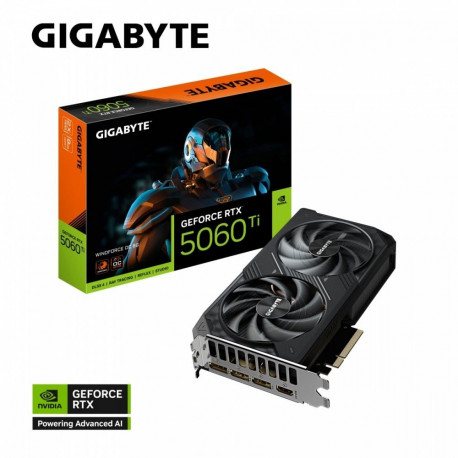GeForce RTX 5060 Ti WINDFORCE OC 8G 128BIT GDDR7 HDMI/3DP videokaart