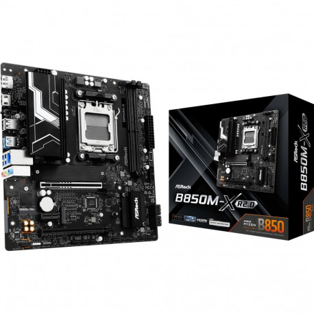 B850M-X R2.0 AM5 2DDR5 M.2 USBC mATX emaplaat